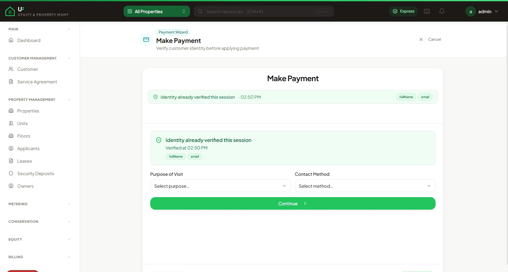 Take a payment
